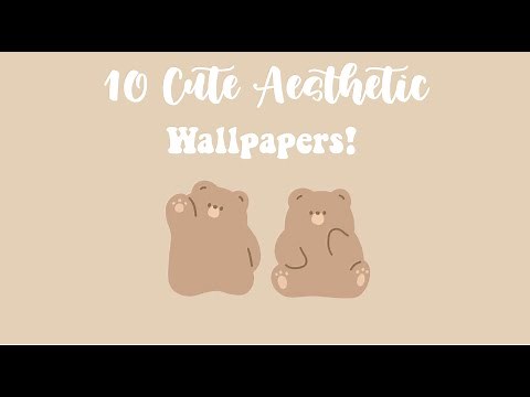 ✨ 10 Cute Aesthetic Wallpapers! ✨