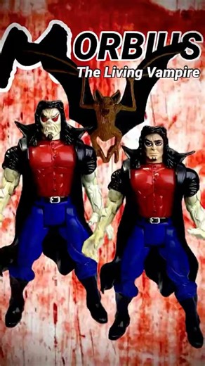 Retro Look Back: Morbius the Living Vampire from Spider-Man the Animated Series Toyline 1995 #toys