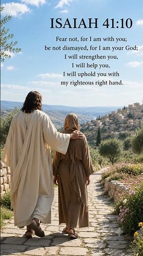 Isaiah 41:10 | Fear Not, For I Am With You | Bible Verse for Strength & Encouragement (ESV)