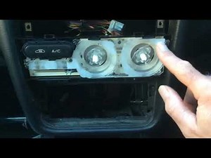 Peugeot 406 and 306 Centre Dash Console Removal
