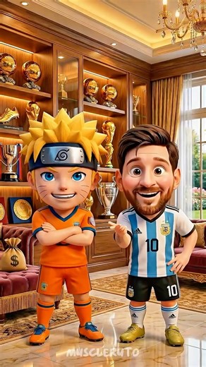 ❤️🥲The Price of Kindness #9: Naruto and Messi Replaced with Even More #shorts #naruto #messi