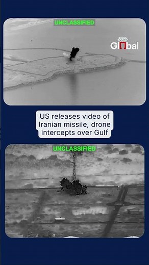 U.S. Military Releases Video of Iranian Missile and Drone Interceptions Over Strait of Hormuz