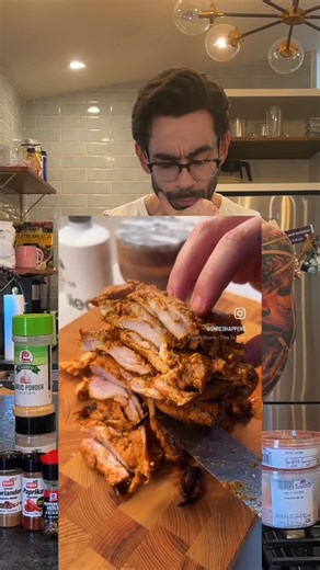 Lou Cellini | Fat Loss & Mental Resilience Coach on Instagram: "Does it Slap or Is it CHEEKS (Ep. 21) This is honestly one of the best ways I’ve ever made chicken thighs… SUPREME SLAPPER 👋🏽👋🏽👋🏽 High protein, super easy to make, and sets you up for mix and match meals for the next 2-3 days… you can’t beat it 🤌🏽 🌶️ Chile Lime Chipotle Chicken 🍋‍🟩 Ingredients • 2.5 lbs boneless, skinless chicken thighs • Salt & black pepper, to taste • 1 tbsp paprika (I used 1.5 tbsp) • 1 tbsp Aleppo pep