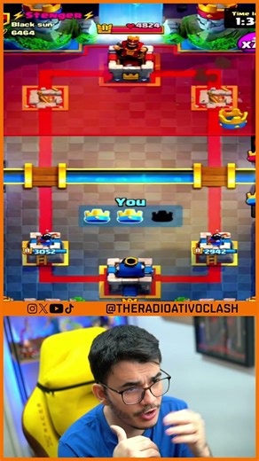 o cara transcedeu no clash royale