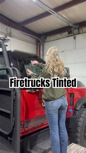 Saved from the sun 😎🚑 This Rescue Fire Truck just got fully protected with SolarFX window film✅☀️