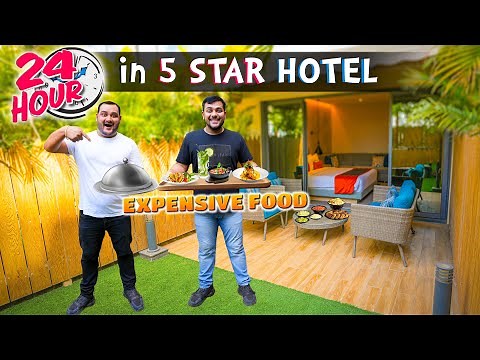 We Stayed In 5 Star Hotel For 24 Hours | 5 Star Hotel Food Review | Viwa Food World