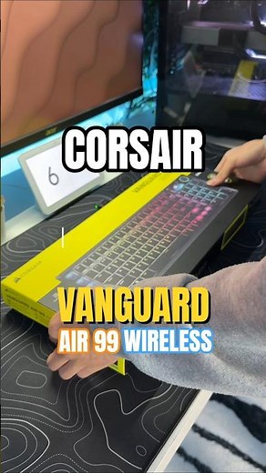 Check out the Corsair VANGUARD AIR 99 Wireless mechanical gaming keyboard 🔥
