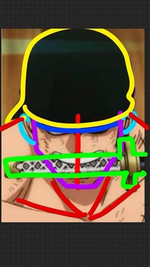 How to Draw Zoro! Easy Tutorial! #luminous #onepiece