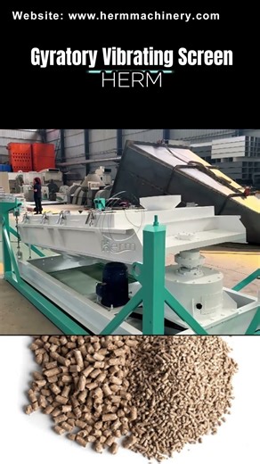 Grain Rotary Vibrating Screen | Grain Cleaning Machine for Sale - Herm Machinery #feedpelletmills