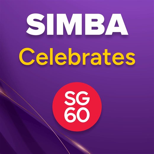 🎉 SIMBA Celebrates SG60! You asked for it—and it’s back, bigger and better than ever! Our SG60 National Day promo returns with unbeatable rewards! From 8–17 August 2025, only at SIMBA Service Centres & Dealers: 👉 Switch to SIMBA 5G and receive FREE $20 SIMBA Credits 👉 Recharge $20 and enjoy FREE $6 SIMBA Credits 👉 Buy selected SHARP AQUOS phones and get SIMBA Credits 👉 Spend $60 and stand a chance to win 1 of 60 exciting prizes! Don’t miss out—head to your nearest SIMBA location today! Info