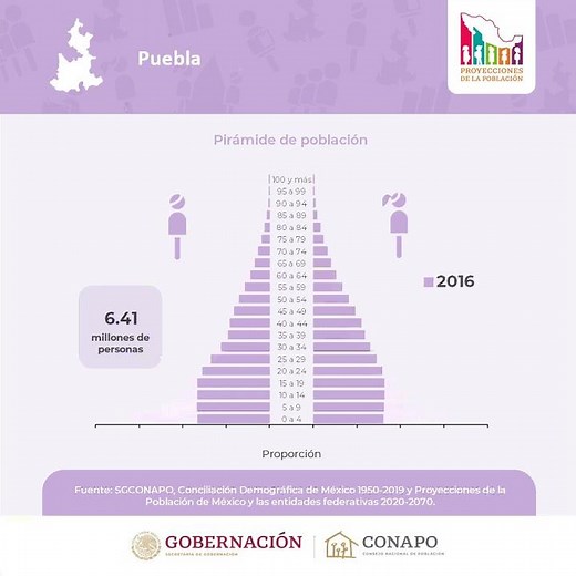 21 Pirámide de Población Puebla