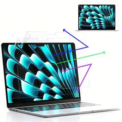 Protescreen 2Pack Anti Blue Light Matte Laptop Screen Protector Compatible With 2026-2021 Apple Laptop 14 Inch M5 M4 M3 M2 M1 Pro Max Chip, Eye Protection Anti Glare Computer Screen Cover | SHEIN