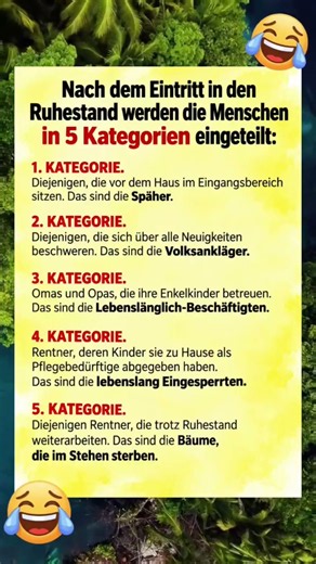 5 Arten von Rentnern 😂 Zu welcher Kategorie gehörst du? #meme #flachwitz #funny #lustig #lachen