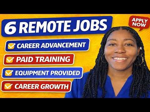 URGENT: 6 Remote Jobs Hiring Now 🔥 Apply Before They Fill