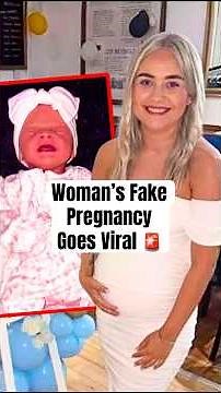 Woman’s Fake Pregnancy Goes Viral #shorts #parenting #pregnancy