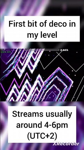 Decorating my Geometry Dash level ‪@Ledonn‬ #geometrydash #gd #gddemon #gddaily