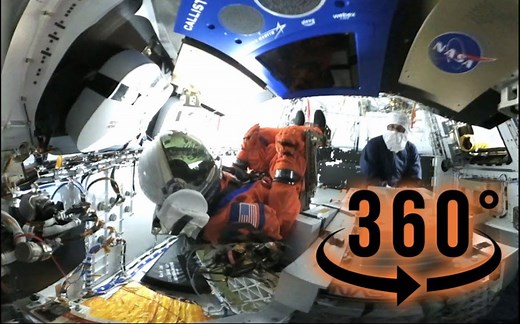 进入猎户座飞船内部（Orion） 360°全景