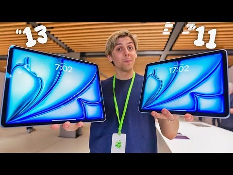 iPad Air Hands On (New Colors, M2, Apple Pencil Pro, “15, Landscape Camera & More!)