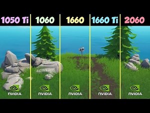 GTX 1050 Ti vs GTX 1060 vs GTX 1660 vs GTX 1660 Ti vs RTX 2060