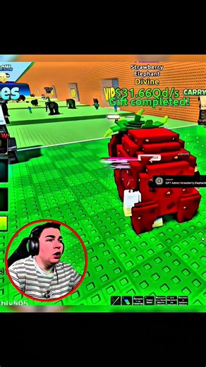 He Got Strawberry Elephant 😳 #roblox #robloxedit #fyp
