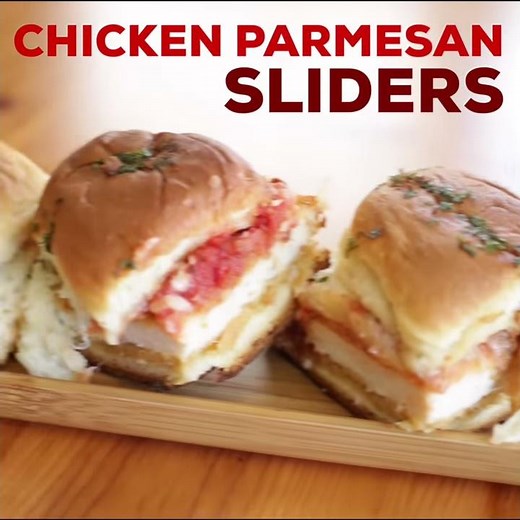 Chicken Parmesan Sliders on King's Hawaiian Rolls