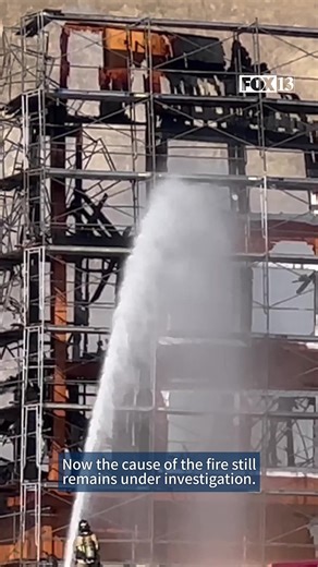 44K views · 342 reactions | A large fire burned quickly through an apartment complex under construction in the Traverse Mountain Area of Lehi this morning. Reporter Mya Constantino has been there getting the latest info: | FOX 13 News | Facebook