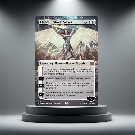 Elspeth, Storm Slayer - Full Art, Pop Out Playtest Card – Custom MTG Proxy - Etsy UK