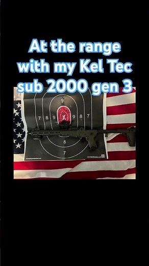 At the Range with my Kel Tec Sub 2000 Gen 3 . It runs flawlessly and reliable.