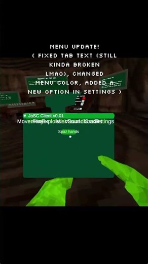 new "imgui" menu update! :) #roblox #gorillatag #gtag #hacks #vr #fyp #fyppage #funny #popular