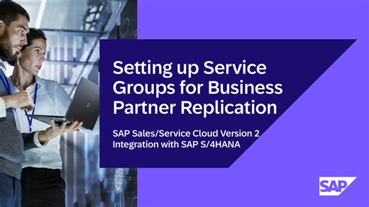 Setting up Service Groups in SAP S/4HANA for Business Partner Rep