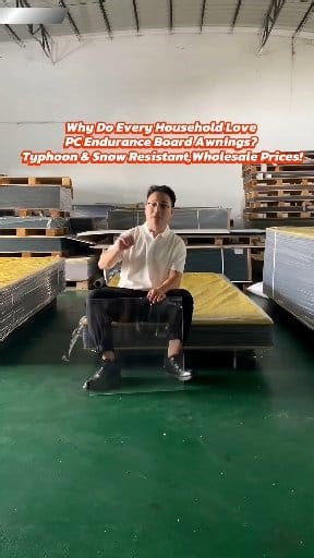 Why Do Every Household Love PC Endurance Board Awnings? Typhoon & Snow Resistant, Chinese Manufacturers Offer Wholesale Prices!#awing#polycarbonatecanopy#PCsheetfactory#polycarbonateSheet#Aluminumalloycanopy#PCboard#pcsheetmanufactuer#polycarbonateboard#PCSheet#HollowpolycarbonateSheet 195 2099 4538 | Jacky Plastic Sheet Factory China