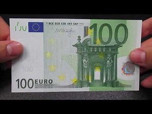 Banconota 100 Euro Prima Serie BCE EU