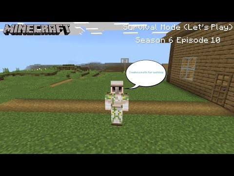 Season 6 Episode 10 Minecraft Let's Play (Survival mode)