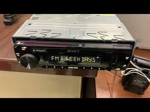 Testing Sony DSX-GS80 Car Audio In-Dash Unit Digital Media Receiver Black