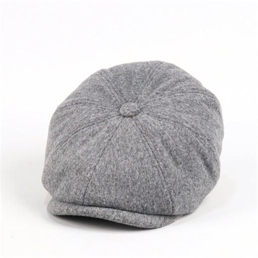 Gray Wool Newsboy Cap: Handmade Irish Flat Cap, Peaky Blinders Cap - Etsy UK