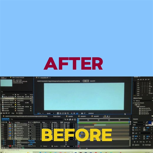 Transformations in Video Editing: Before & After