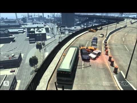 (Gta IV) Grand Theft Auto IV - Extreme Crash Compilation - Super Bus (PC) HD