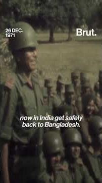 On 16 Dec 1971, Pakistan’s army surrendered and East Pakistan became Bangladesh.