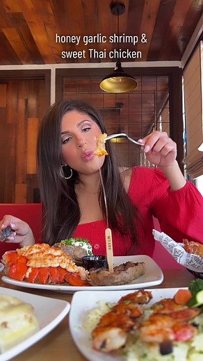 Sizzler Taste of the Tropics Menu - Sweet Thai Chicken & Coconut Shrimp