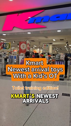 20K views · 65 reactions | Kmart newest arrival toys with a kid's OT toddlers - Toilet training edition! For more ideas and tips, grab your copy of my free toy guide. Link in bio or comment 'toys'. #kmart #kmartfinds #newarrivals #developmentaltoys #toddlertoys | Brittany OT | Facebook