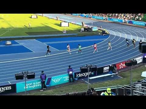 2026 Glasgow Commonwealth Games Women’s 200m semi final. Adaejah Hodge (British Virgin Islands) 🇻🇬