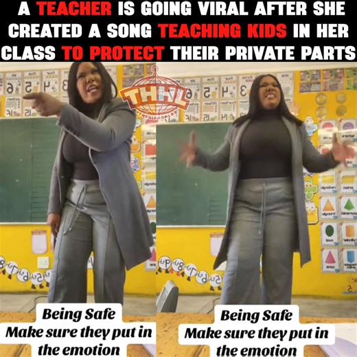 13M views · 369K reactions | Teacher going viral after creating a song teaching kids in her class to protect their private parts via @geldawaterboer | The Hip Hop Lab | Facebook