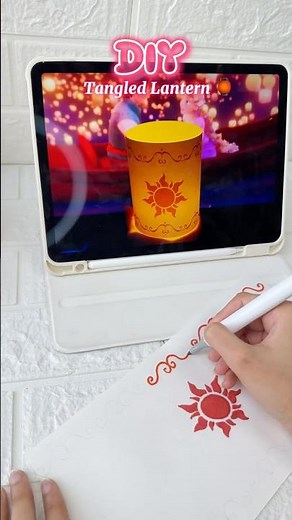 DIY Tangled Lantern! ☀️✨ | Bring the Magic Home