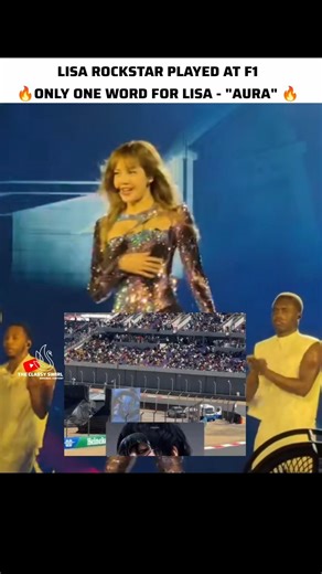 Lisa rockstar at f1 🔥#lisa #blackpink #trendingshorts #viralvideo #youtubeshorts #fypviralシ #youlike