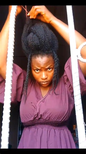 Simple Natural Hairstyle tutorial 🥰 | Adewole Rebecca Adedamola