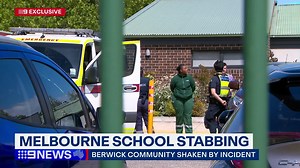 Students have returned to school in Melbourne's south-east, a day after the stabbing of an eight-year-old sent two sites into lockdown. #9News | 9 News Melbourne