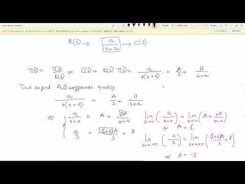 Chapter 4.1: Time response of first order system