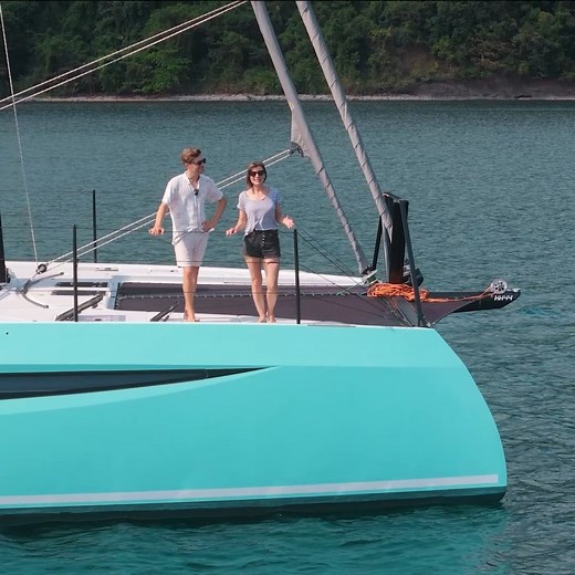 Gone With The Wynns on Instagram: "Come aboard and meet the brand-new CURIOSITY! ⛵ We're taking you on a full tour of our new floating home and diving into some of the features and modifications we've made (there are A LOT!). Plus, we've made massive updates to our boat page on our website. So, if you want more details on any of our systems or gear, check it out. 💦"