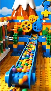 Volcano Candy Factory | Colorful Machines, Rainbow Syrup & Sweet Sparks