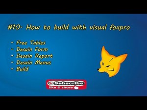 10. How to Build with Visual Foxpro. Cara Compile Dengan Visual Foxpro